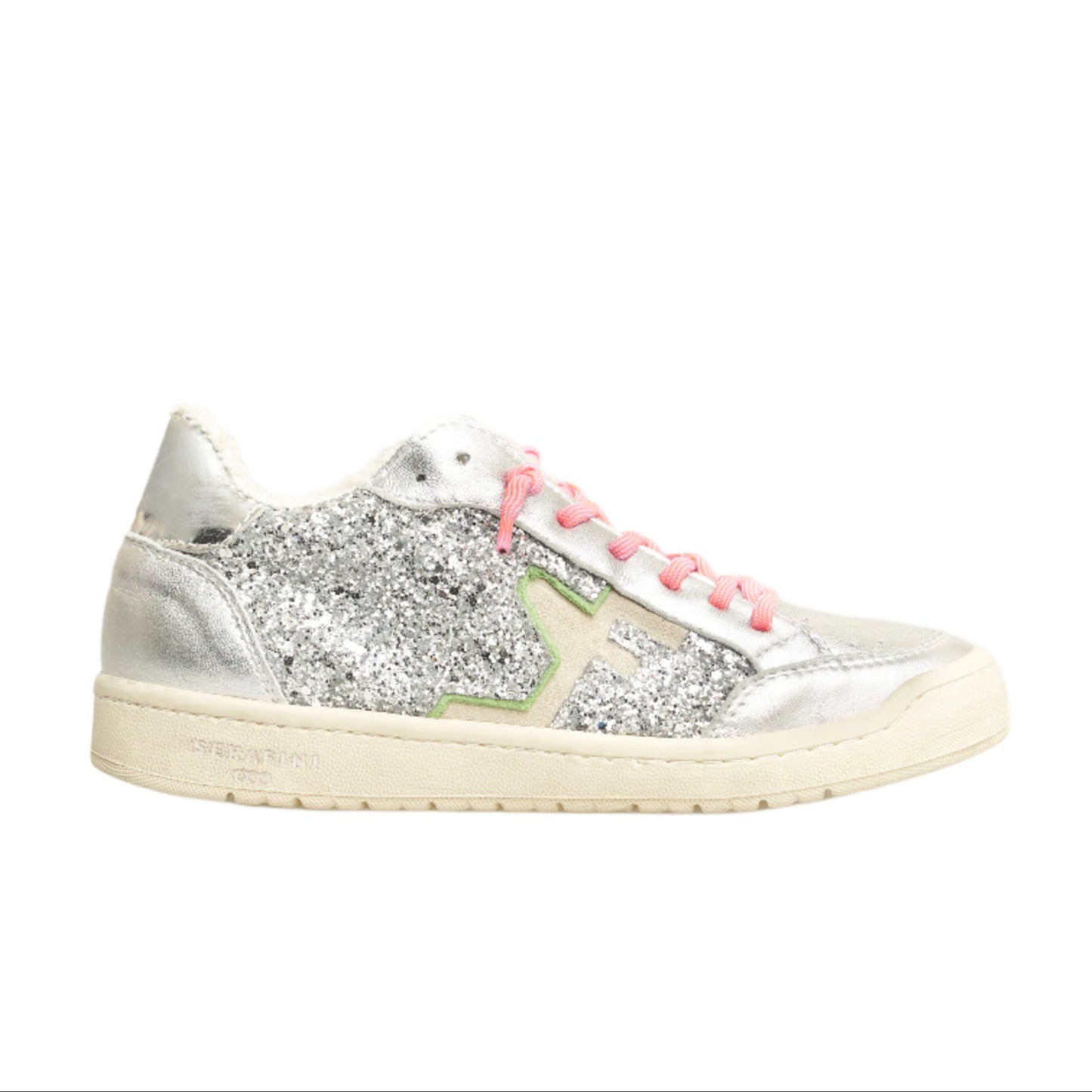 San Diego Silver Cream Glitter Serafini