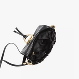 Sequined leather lined Temi