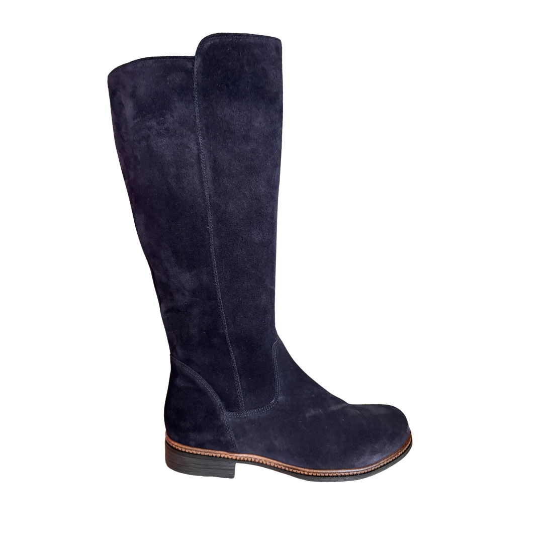 Nightingale navy suede boot by Gabor