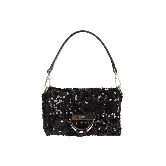 Sequined leather lined Temi