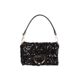 Sequined leather lined Temi