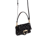Sequined leather lined Temi