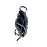 Dayla small black leather bag