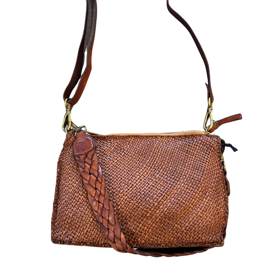 Asteria woven leather bag by Campomaggi