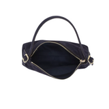 Carina Black suede bag