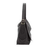 Large Dark Brown Leather Carina