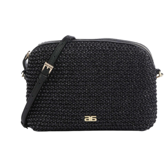Kaia Raffia Black