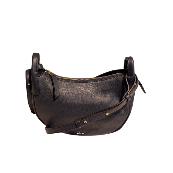 Alva Navy Leather Bag