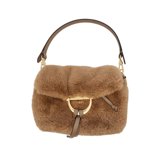 Temi small eco fur bag by Abro