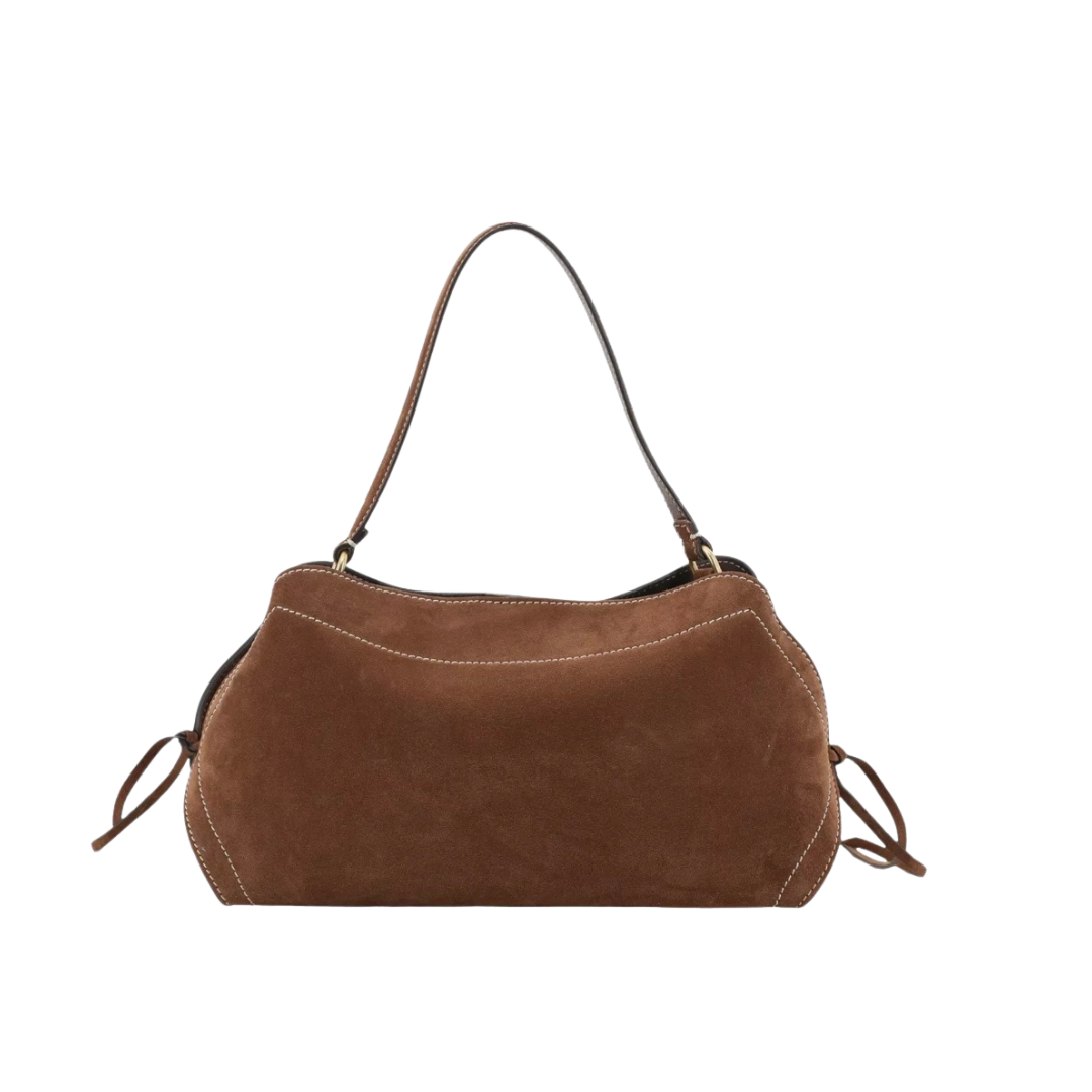 Necessity small suede bag