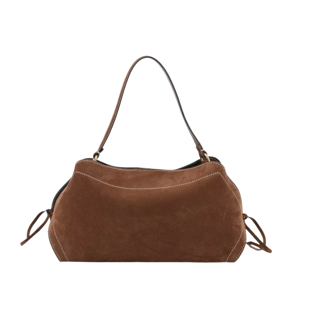 Necessity small suede bag