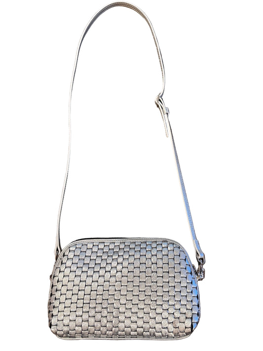 Silver Crossbody Bag by Parise