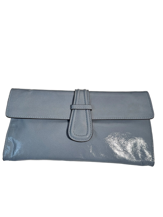 Venice patent teal bag by Abro