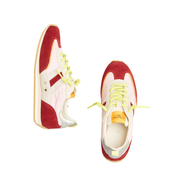 Lady D Red Pink Silver
