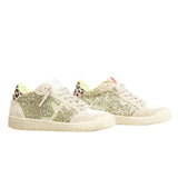 San Diego Green Glitter white
