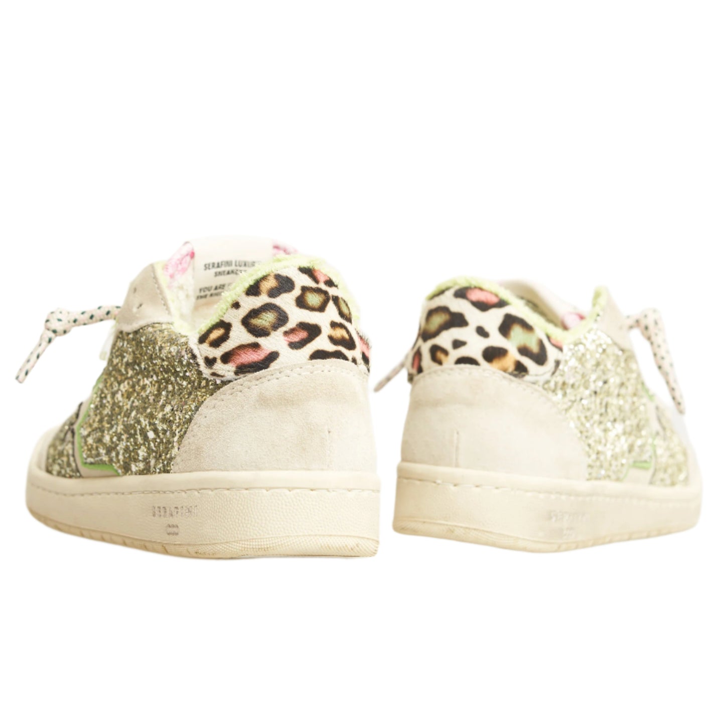 San Diego Green Glitter white Serafini