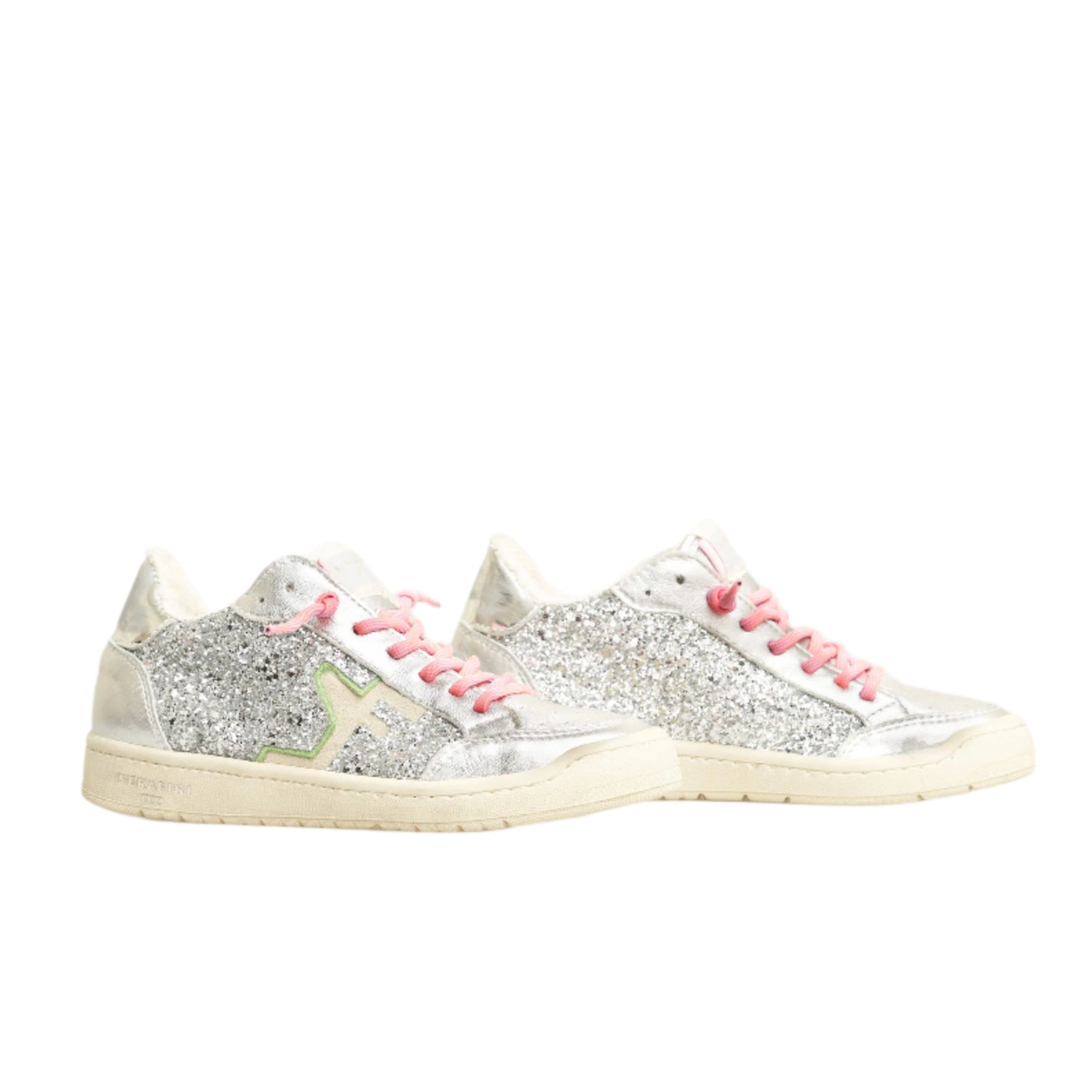San Diego Silver Cream Glitter Serafini