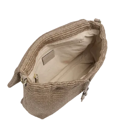 Medium Temi raffia bag by Abro
