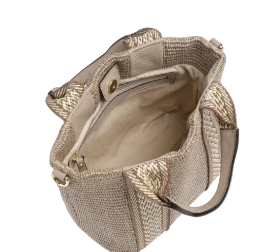 Kaffia raffia bag by Abro