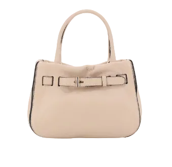 Small pale pink Jill leather bag by Abro